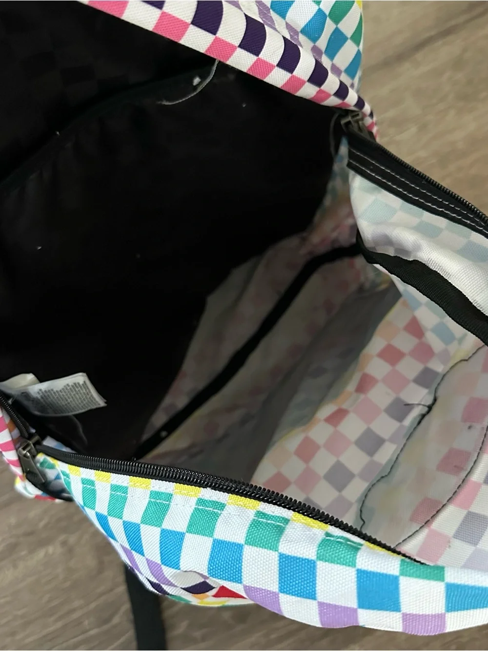 Vans Off The Wall Realm Backpack Checker Bloc